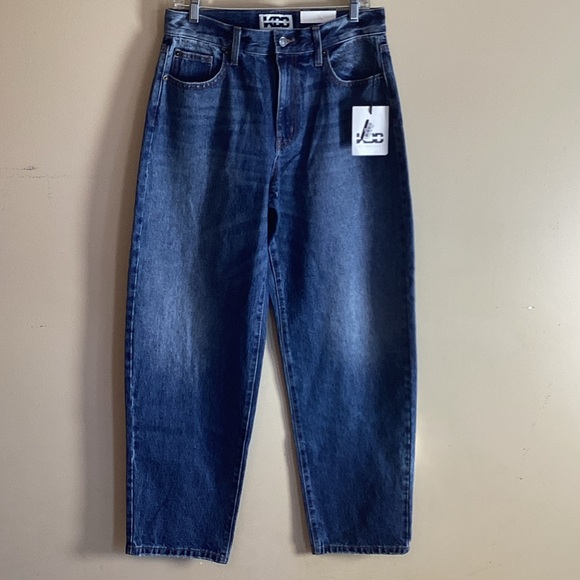 KBB by Kahlana Vintage wash Barrel Jeans NWT - Picture 2 of 5